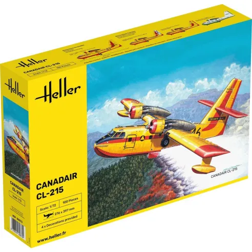 Maquette d'avion Canadair Cl 1:72 - Heller 80373