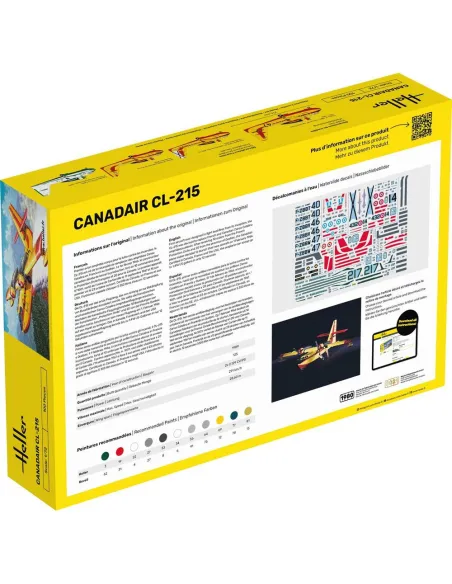 Maquette d'avion Canadair Cl 1:72 - Heller 80373