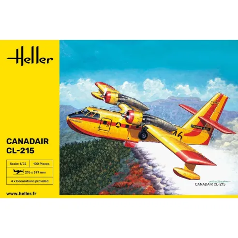 Maquette d'avion Canadair Cl 1:72 - Heller 80373