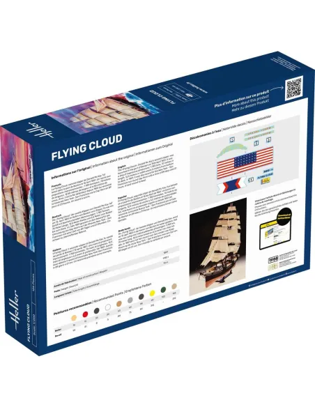 Maquette bateau Flying Cloud 1:200 - Heller 80830