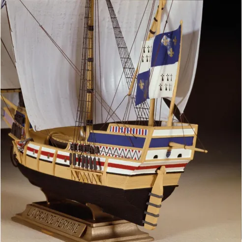 Maquette bateau La Grande Hermine 1:150 - Heller 80841