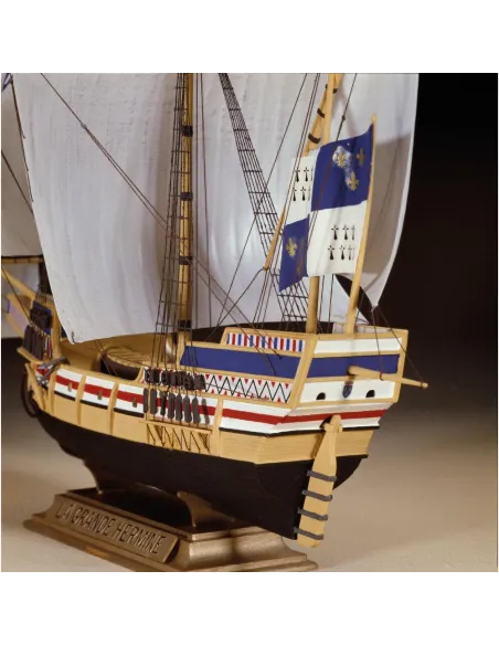 Maquette bateau La Grande Hermine 1:150 - Heller 80841