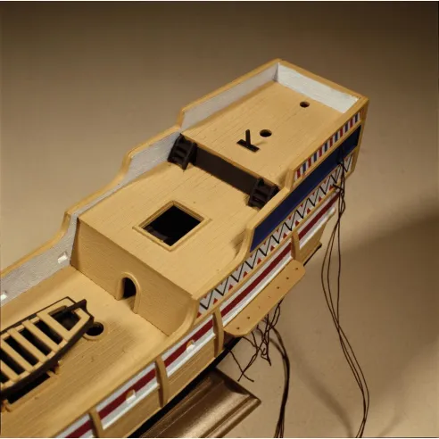 Maquette bateau La Grande Hermine 1:150 - Heller 80841