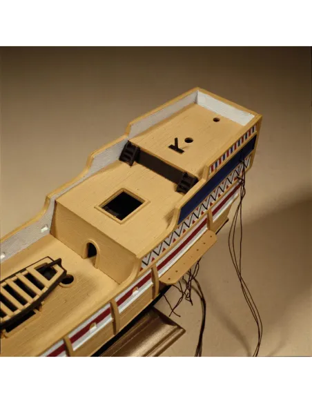 Maquette bateau La Grande Hermine 1:150 - Heller 80841