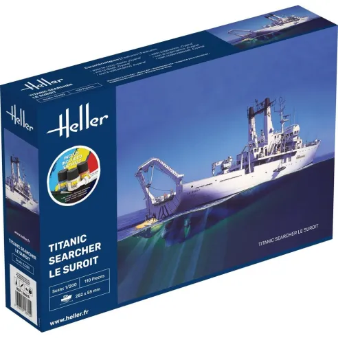 Maquette bateau Titanic Searcher Le Suroit 1:200 - Starter Kit - Heller 56615