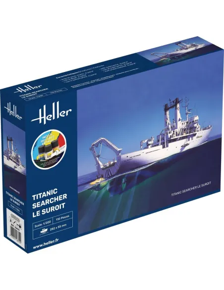 Maquette bateau Titanic Searcher Le Suroit 1:200 - Starter Kit - Heller 56615
