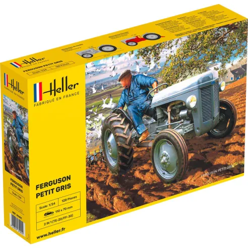 Maquette Tracteur Ferguson Petit Gris 1:24 - Heller 81401