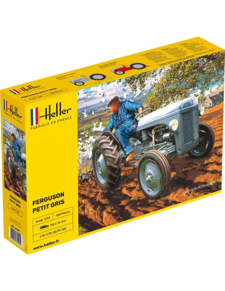 Maquette Tracteur Ferguson Petit Gris 1:24 - Heller 81401