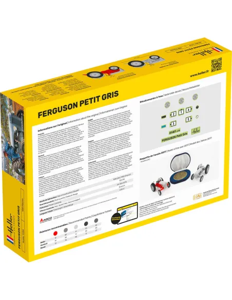 Maquette Tracteur Ferguson Petit Gris 1:24 - Heller 81401