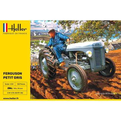 Maquette Tracteur Ferguson Petit Gris 1:24 - Heller 81401