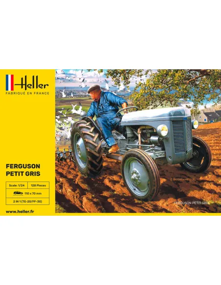 Maquette Tracteur Ferguson Petit Gris 1:24 - Heller 81401