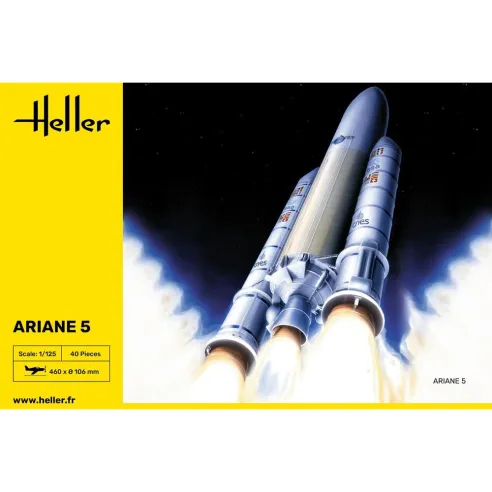 Maquette spatiale Ariane 5 1:125 - Heller 80441