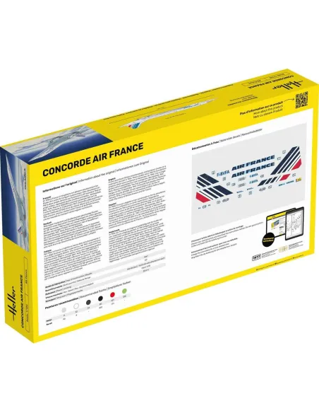 Maquette avion Concorde Af 1:125 - Heller 80445