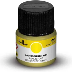 Peinture Acrylique 099 jaune citron mat 12ml - Heller 9099