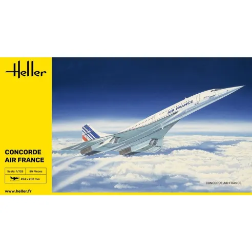 Maquette avion Concorde Af 1:125 - Heller 80445