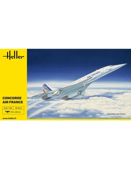Maquette avion Concorde Af 1:125 - Heller 80445
