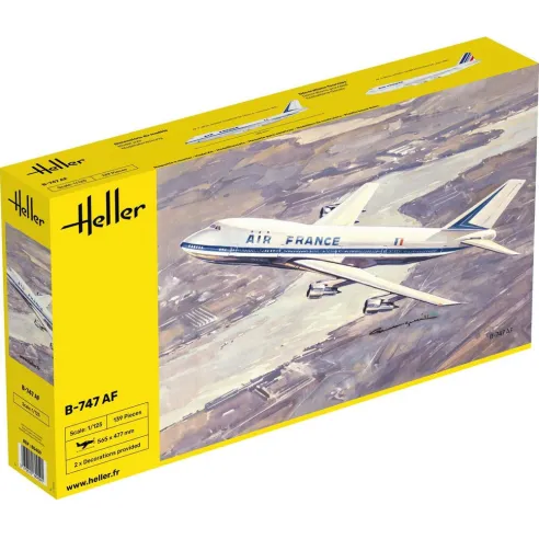 Maquette avion 747 Af 1:125 - Heller 80459