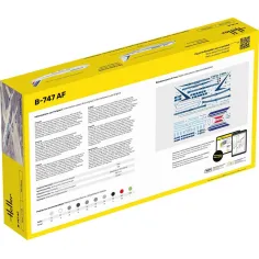 Maquette avion 747 Af 1:125 - Heller 80459 2