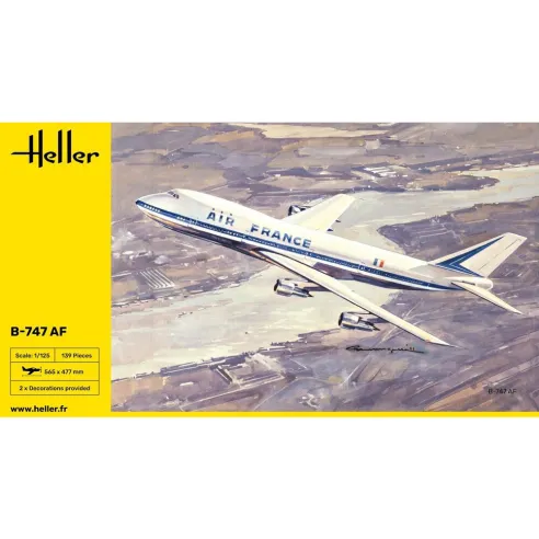 Maquette avion 747 Af 1:125 - Heller 80459