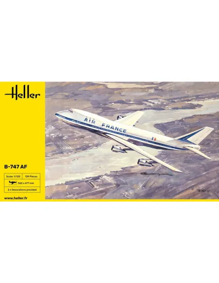 Maquette avion 747 Af 1:125 - Heller 80459