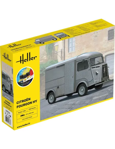 Maquette véhicule Citroen Fourgon Hy "Tube 1:24 - Starter Kit - Heller 56768