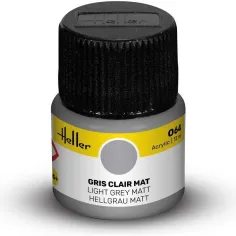 Peinture Acrylique 064 gris clair mat 12ml - Heller 9064