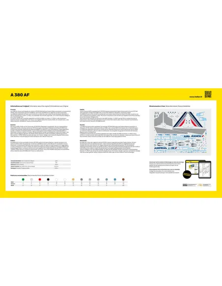 Maquette avion A 380 Af 1:125 - Heller 80436