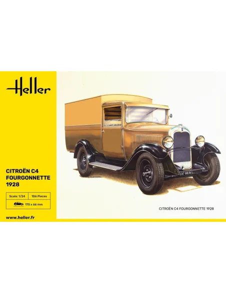 Maquette véhicule Citroen C4 Fourgonnette 1928 1:24 - Heller 80703