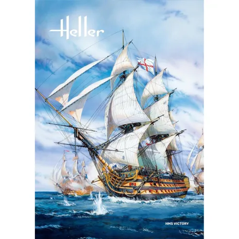 Maquette bateau Hms Victory 1:100 - Heller 80897