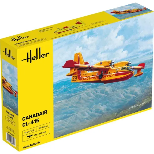 Maquette d'avion Canadair Cl 1:72 - Heller 80370