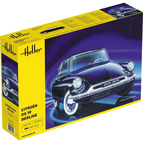 Maquette voiture Citroen Ds 19 1:16 - Heller 80795