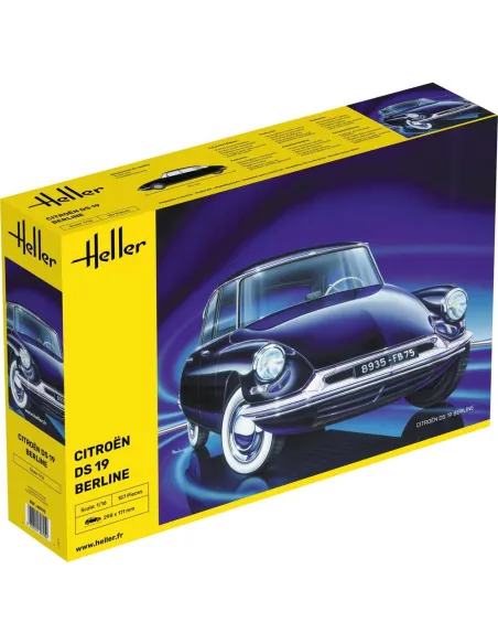 Maquette voiture Citroen Ds 19 1:16 - Heller 80795