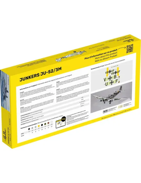 Maquette avion 52/3m 1:72 - Heller 80380