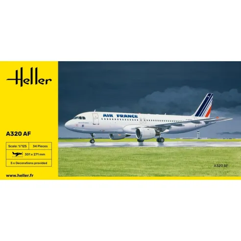 Maquette avion A 320 Af 1:125 - Heller 80448