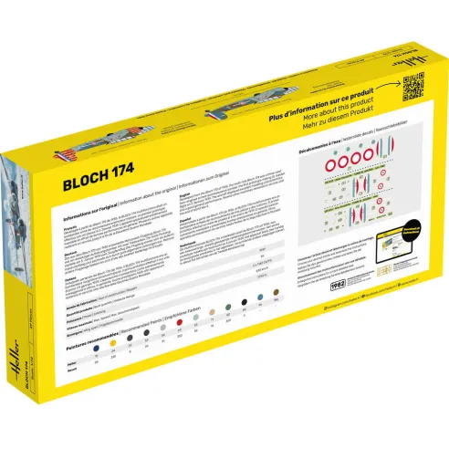 Maquette avion Bloch 174 1:72 - Heller 80312