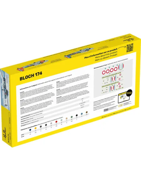Maquette avion Bloch 174 1:72 - Heller 80312