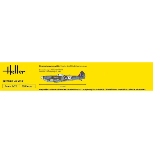 Maquette avion Spitfire 1:72 - Heller 80282