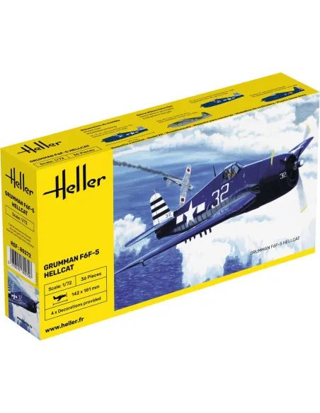 Maquette d'avion F6F Hellcat 1:72 - Heller 80272