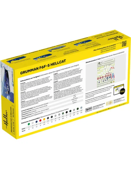 Maquette d'avion F6F Hellcat 1:72 - Heller 80272