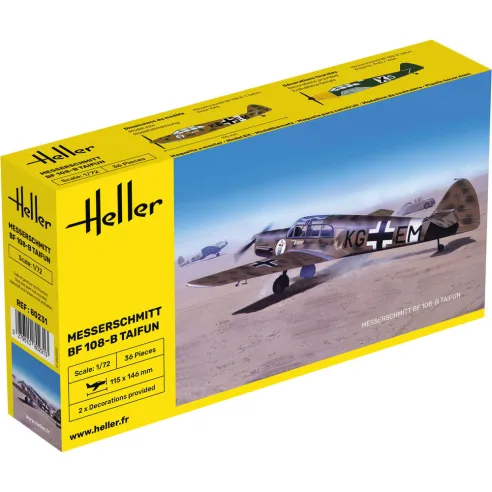 Maquette avion Messerschmitt Bf 108 B Taifun 1:72 - Heller 80231