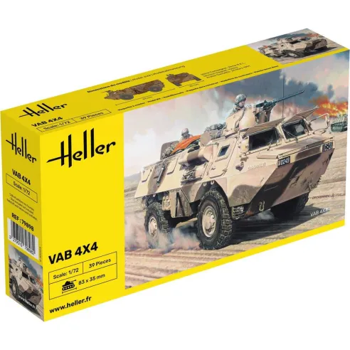 Maquette militaire Vab 4X4 1:72 - Heller 79898