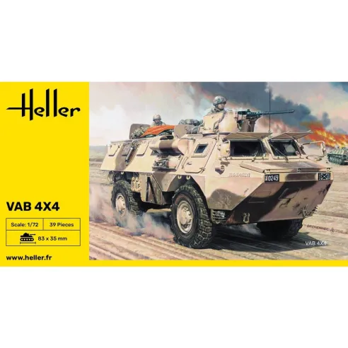 Maquette militaire Vab 4X4 1:72 - Heller 79898