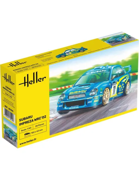 Maquette voiture Impreza Wrc'02 1:43 - Heller 80199