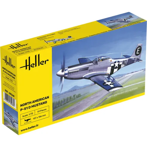 Maquette avion 51 Mustang 1:72 - Heller 80268