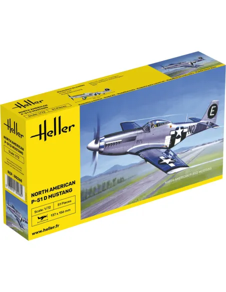 Maquette avion 51 Mustang 1:72 - Heller 80268