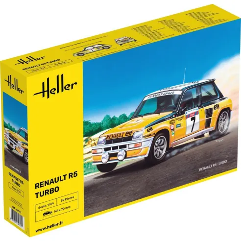 Maquette voiture Renault R5 Turbo 1:24 - Heller 80717