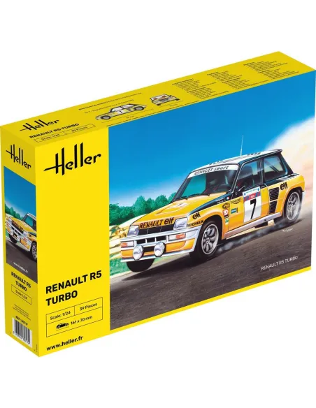 Maquette voiture Renault R5 Turbo 1:24 - Heller 80717