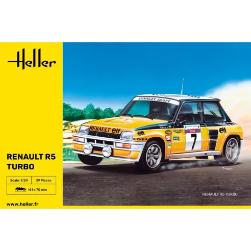 Maquette voiture Renault R5 Turbo 1:24 - Heller 80717