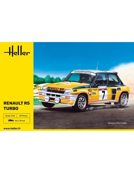 Maquette voiture Renault R5 Turbo 1:24 - Heller 80717
