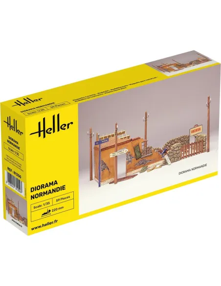 Maquette monuments Diorama Normandie 1:35 - Heller 81250